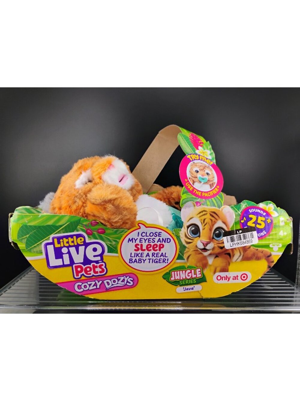 Little Live Pets Cozy Dozys Jungle Series Plush Toy Java